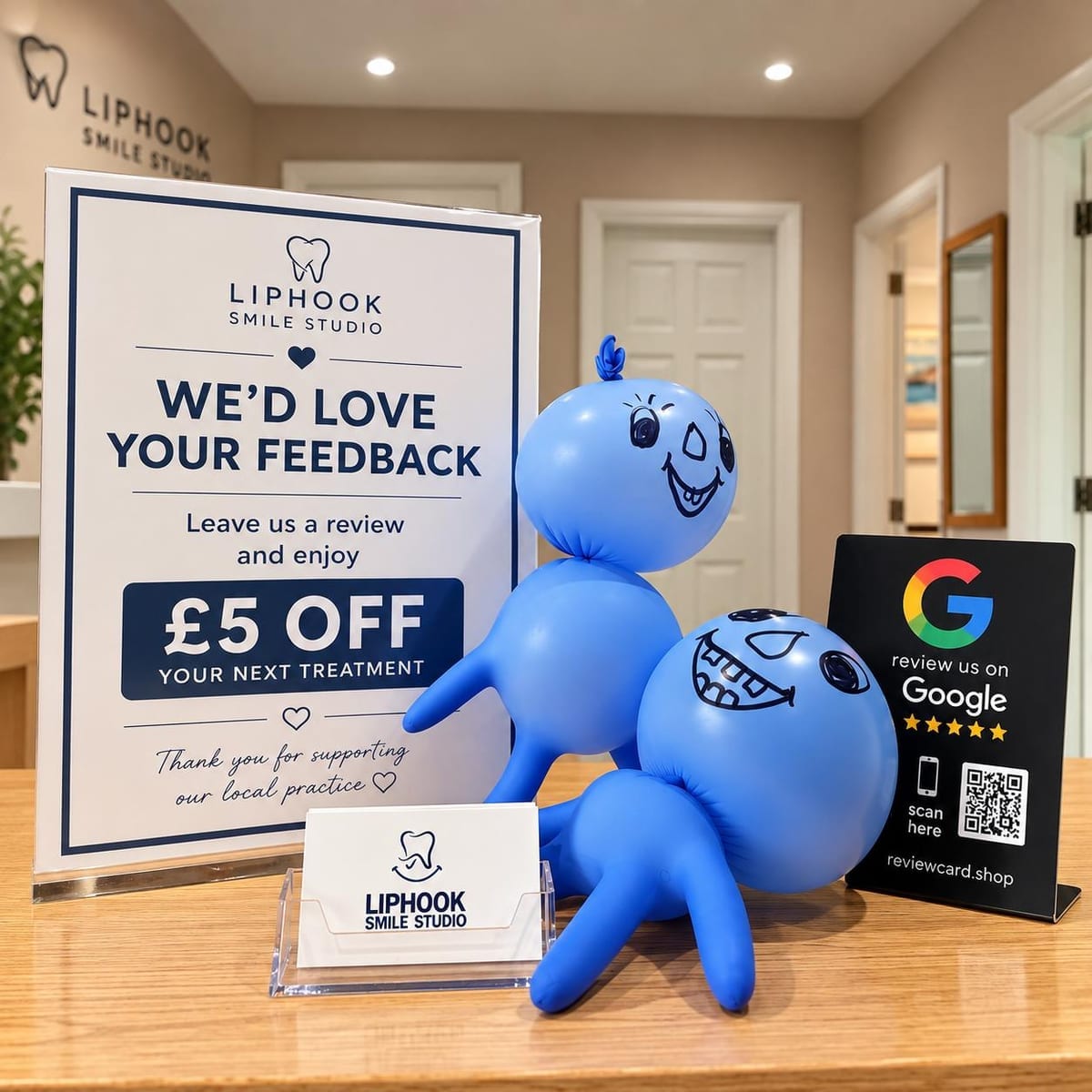 Reception at Liphook Smile Studio