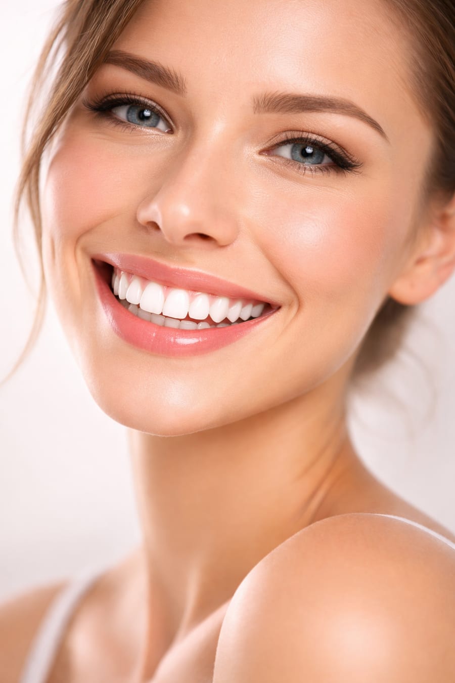 A bright, healthy smile after professional teeth whitening